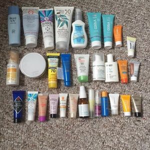 Large Sephora Sun Safety Sunscreen Sampler Lot